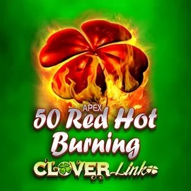 Official Slots logo: 50 Red Hot Burning Clover Links by Novomatic at Winnita casino