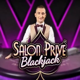 Blackjack Salon Privé online game logo by Ezugi on winnita-casinoo.com
