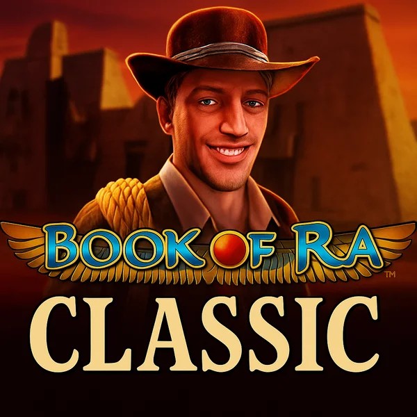 Book of Ra Classic by Novomatic, showcased at winnita-casinoo.com – game logo