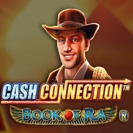 Cash Connection Book Of Ra online game logo by Novomatic on winnita-casinoo.com
