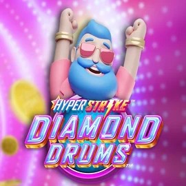 Hyper Strike Diamond Drums slot visual from Gameburger Studios available on winnita-casinoo.com