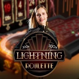 Lightning Roulette game by Evolution – logo hosted on Winnita casino