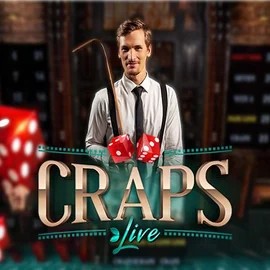 Live Craps online game logo by Evolution on winnita-casinoo.com