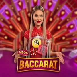 Official Live Casino logo: Mega Baccarat by Pragmatic Play at Winnita casino