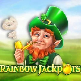 Rainbow Jackpots online game logo by Red Tiger Gaming on winnita-casinoo.com