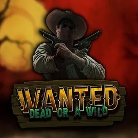 Wanted Dead or a Wild slot logo by Hacksaw Gaming at Winnita casino